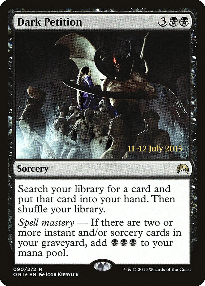 Dark Petition [Magic Origins Prerelease Promos] | Lots Moore NSW