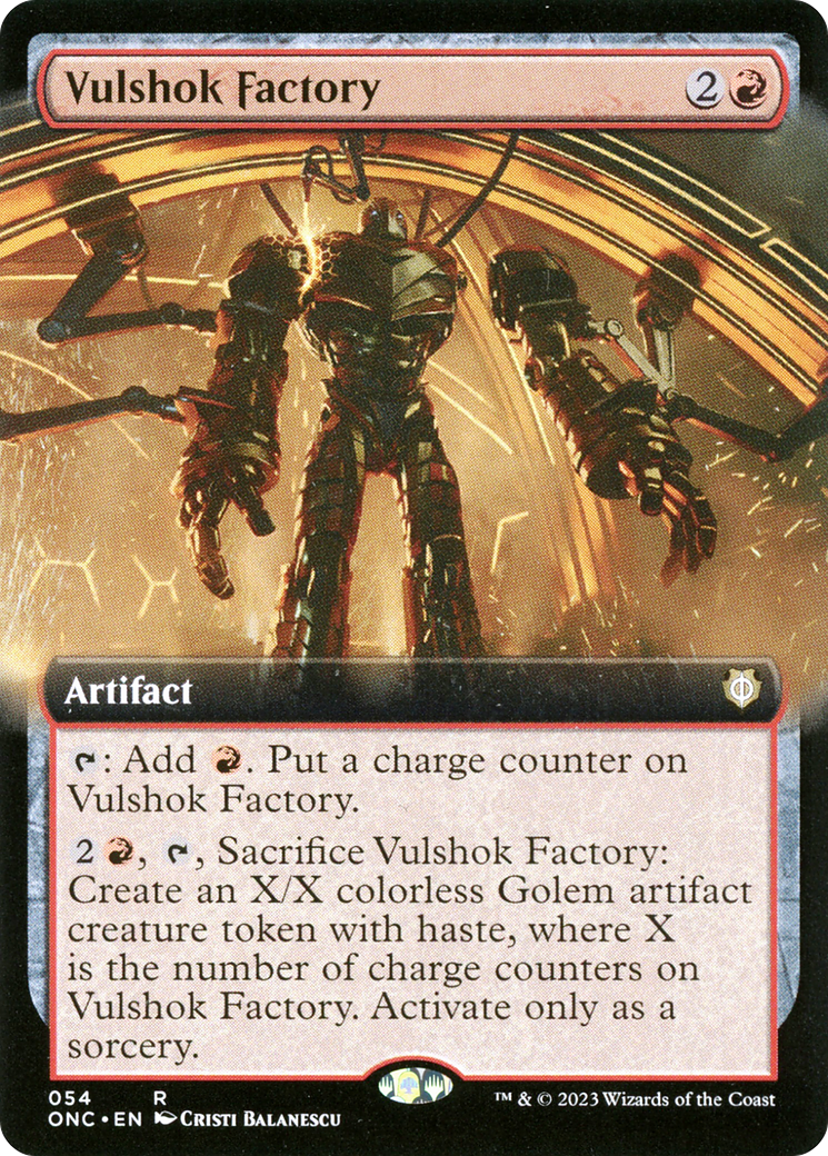 Vulshok Factory (Extended Art) [Phyrexia: All Will Be One Commander] | Lots Moore NSW