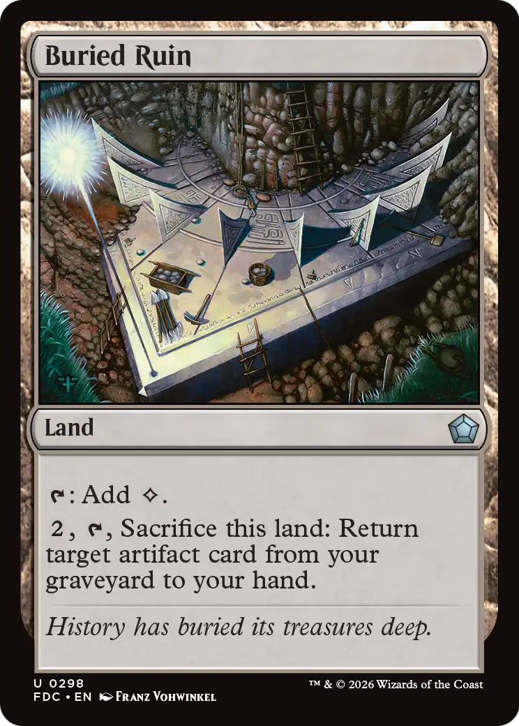 Buried Ruin [Foundations Commander] | Lots Moore NSW
