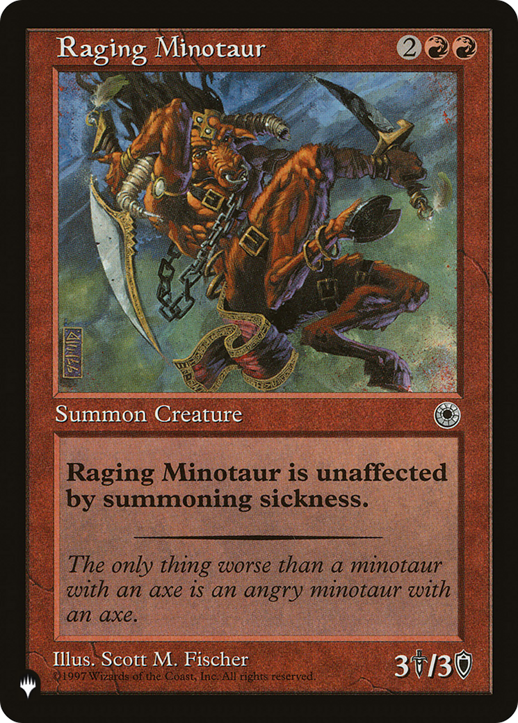 Raging Minotaur [The List] | Lots Moore NSW