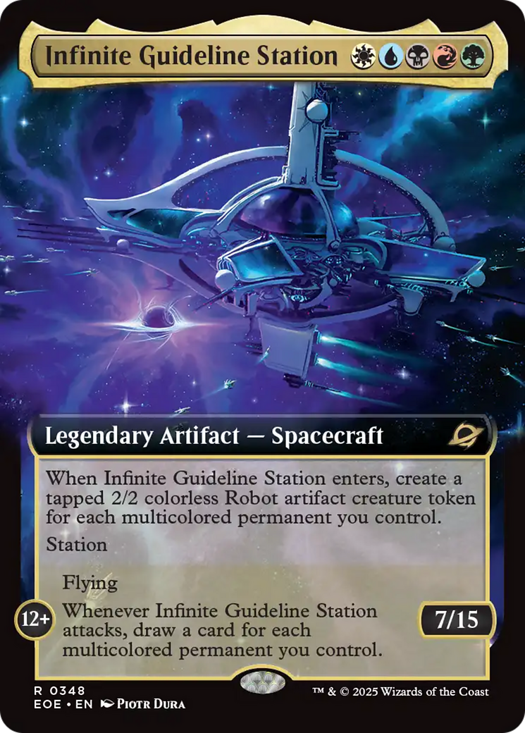Infinite Guideline Station (Extended Art) [Edge of Eternities] | Lots Moore NSW