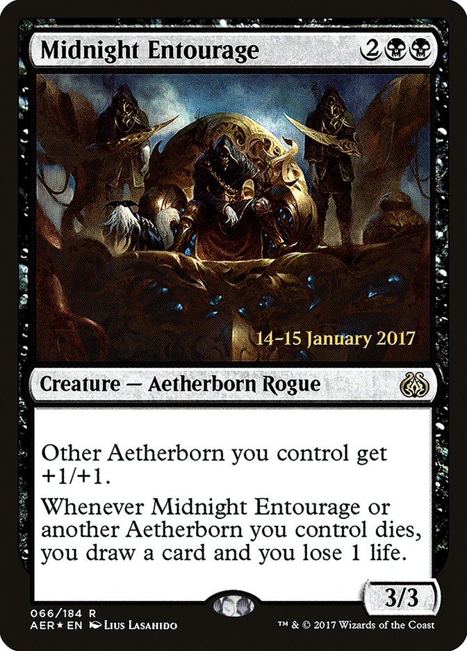 Midnight Entourage [Aether Revolt Prerelease Promos] | Lots Moore NSW