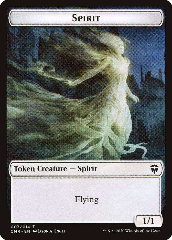 Rock // Spirit Double-Sided Token [Commander Legends Tokens] | Lots Moore NSW