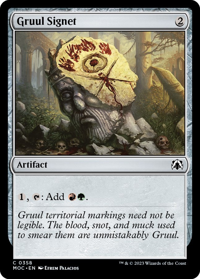 Gruul Signet [March of the Machine Commander] | Lots Moore NSW