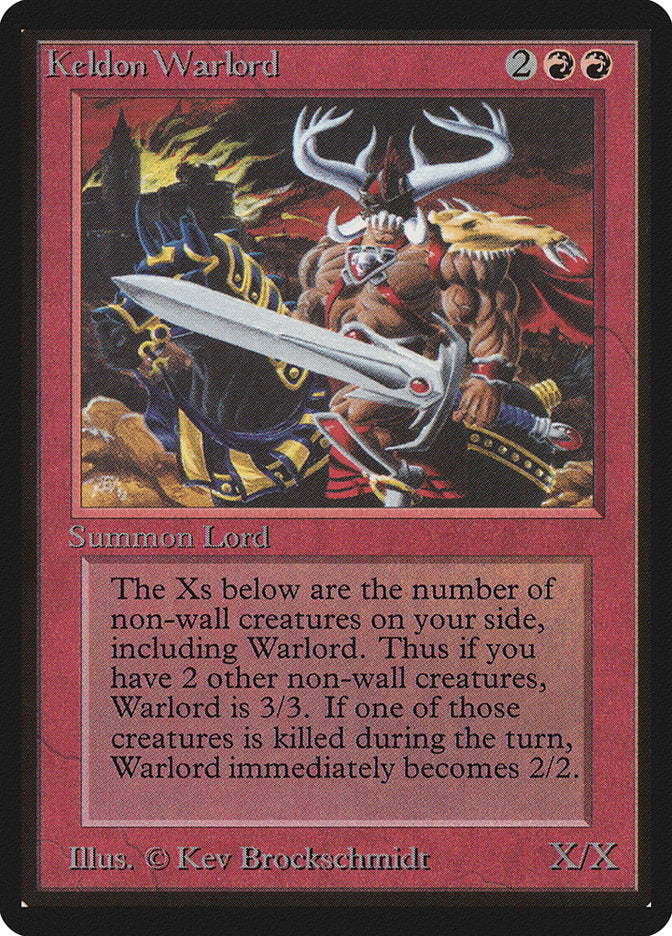Keldon Warlord [Beta Edition] | Lots Moore NSW
