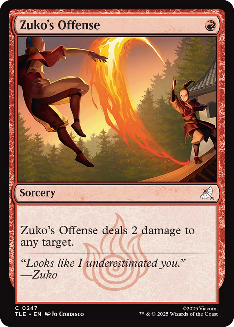 Zuko's Offense [Avatar: The Last Airbender: Eternal-Legal] | Lots Moore NSW