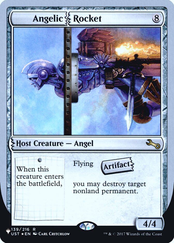 Angelic Rocket (Unfinity Foil Edition) [The List] | Lots Moore NSW