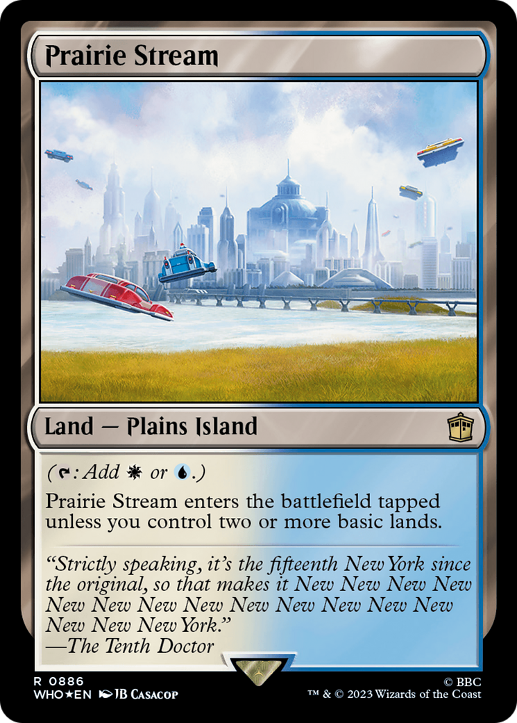 Prairie Stream (Surge Foil) [Doctor Who] | Lots Moore NSW