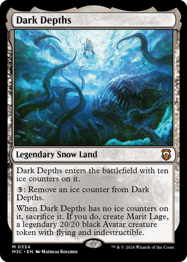 Dark Depths (Ripple Foil) [Modern Horizons 3 Commander] | Lots Moore NSW