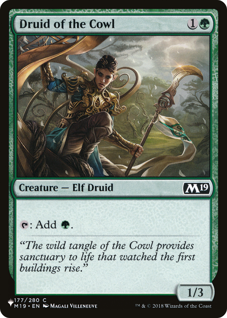 Druid of the Cowl [The List] | Lots Moore NSW