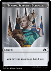 Phyrexian Germ // Emblem - Tamiyo, Seasoned Scholar Double-Sided Token [Modern Horizons 3 Tokens] | Lots Moore NSW