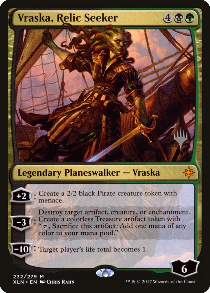 Vraska, Relic Seeker (Promo Pack) [Ixalan Promos] | Lots Moore NSW