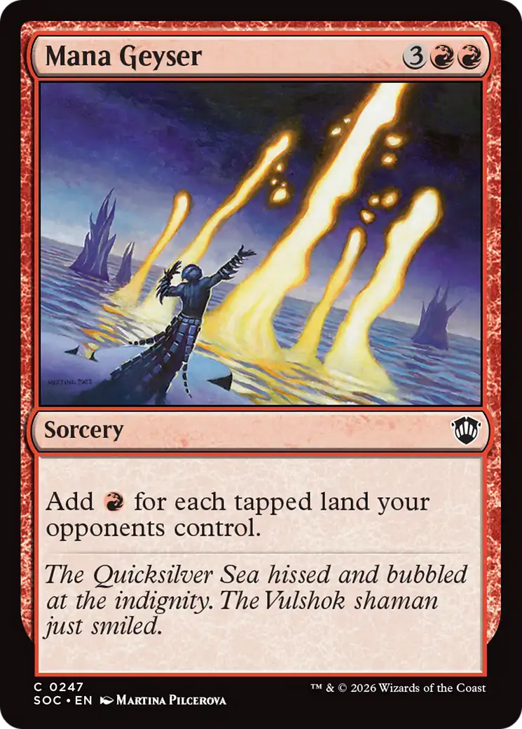 Mana Geyser [Secrets of Strixhaven Commander] | Lots Moore NSW