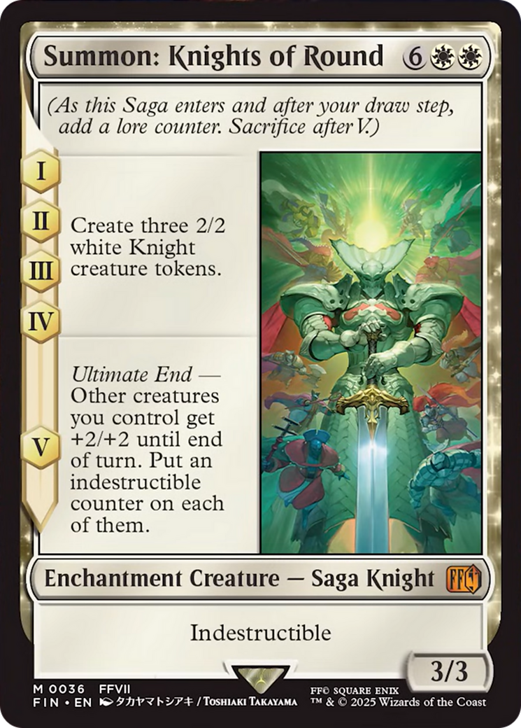Summon: Knights of Round [FINAL FANTASY] | Lots Moore NSW