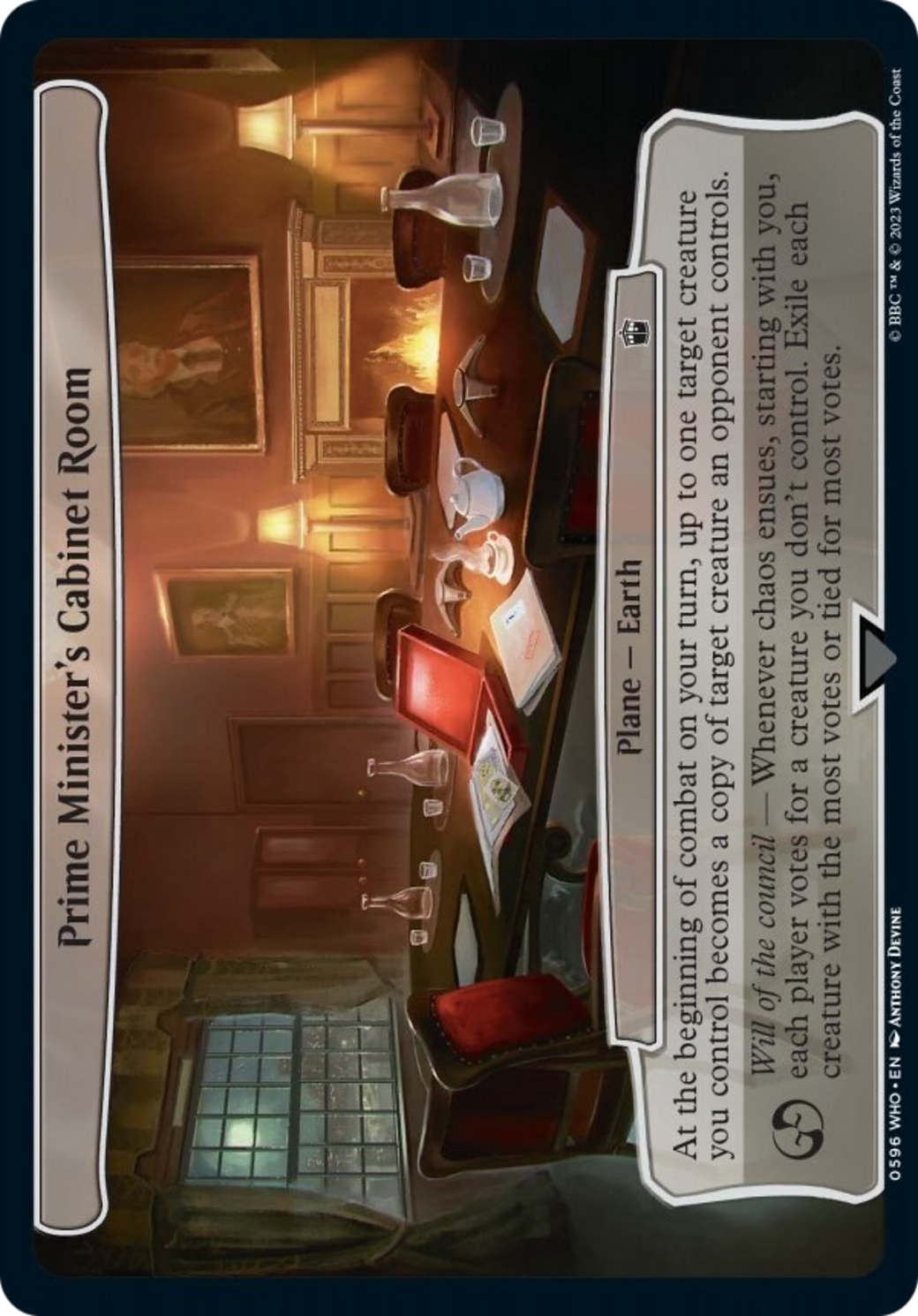 Prime Minister's Cabinet Room [Doctor Who] | Lots Moore NSW