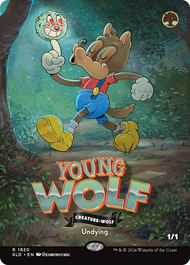 Young Wolf (Rainbow Foil) [Secret Lair Drop Series] | Lots Moore NSW