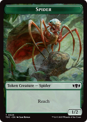 Wall // Spider Double-Sided Token [Tarkir: Dragonstorm Commander Tokens] | Lots Moore NSW