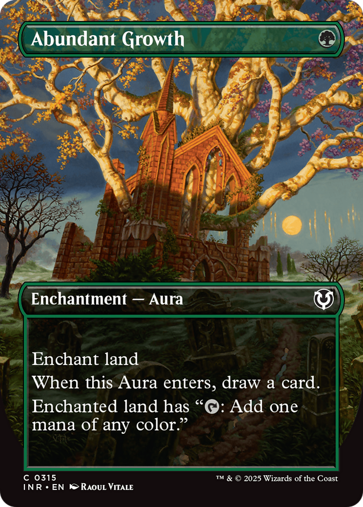 Abundant Growth (Borderless) [Innistrad Remastered] | Lots Moore NSW