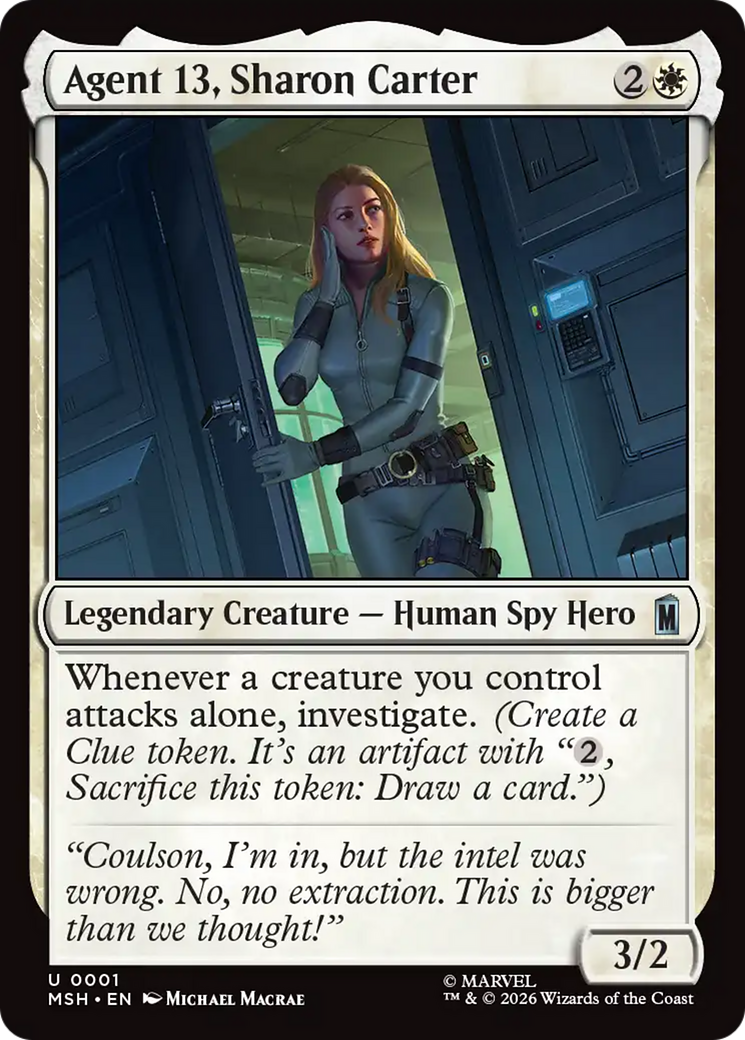 Agent 13, Sharon Carter [Marvel Super Heroes] | Lots Moore NSW
