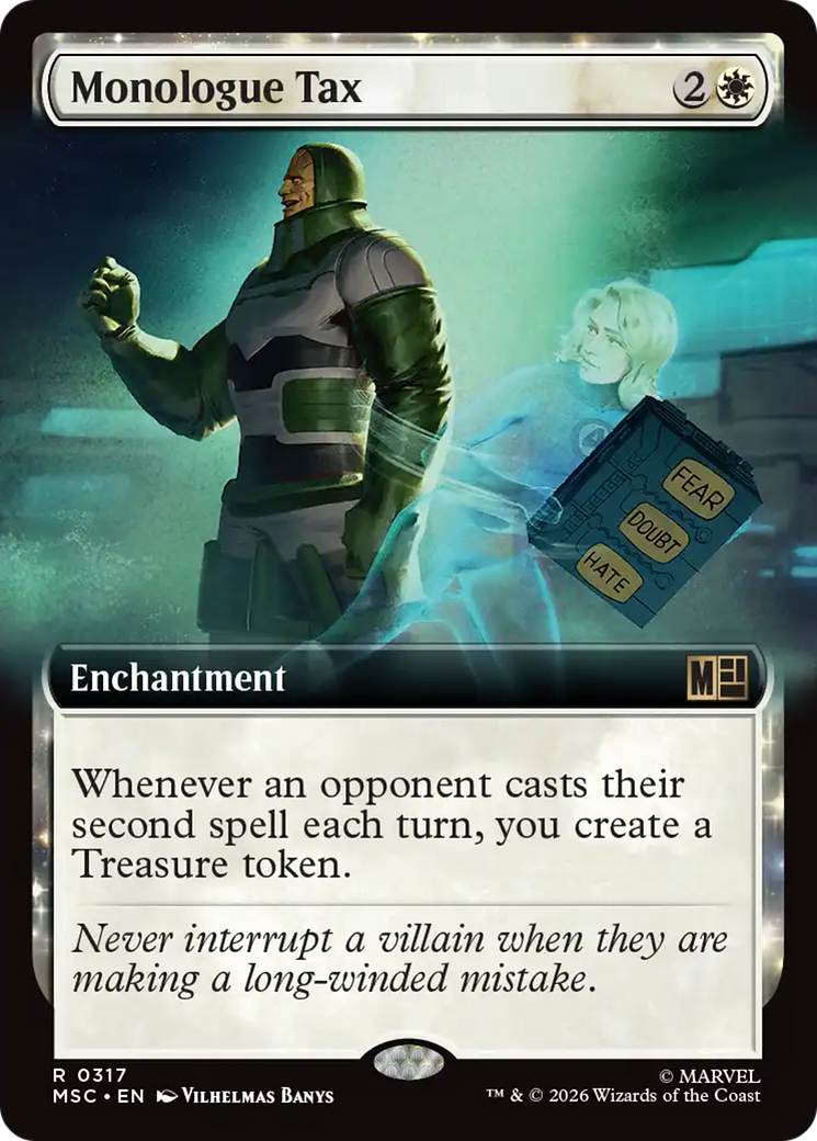 Monologue Tax (Extended Art) [Marvel Super Heroes Commander] | Lots Moore NSW