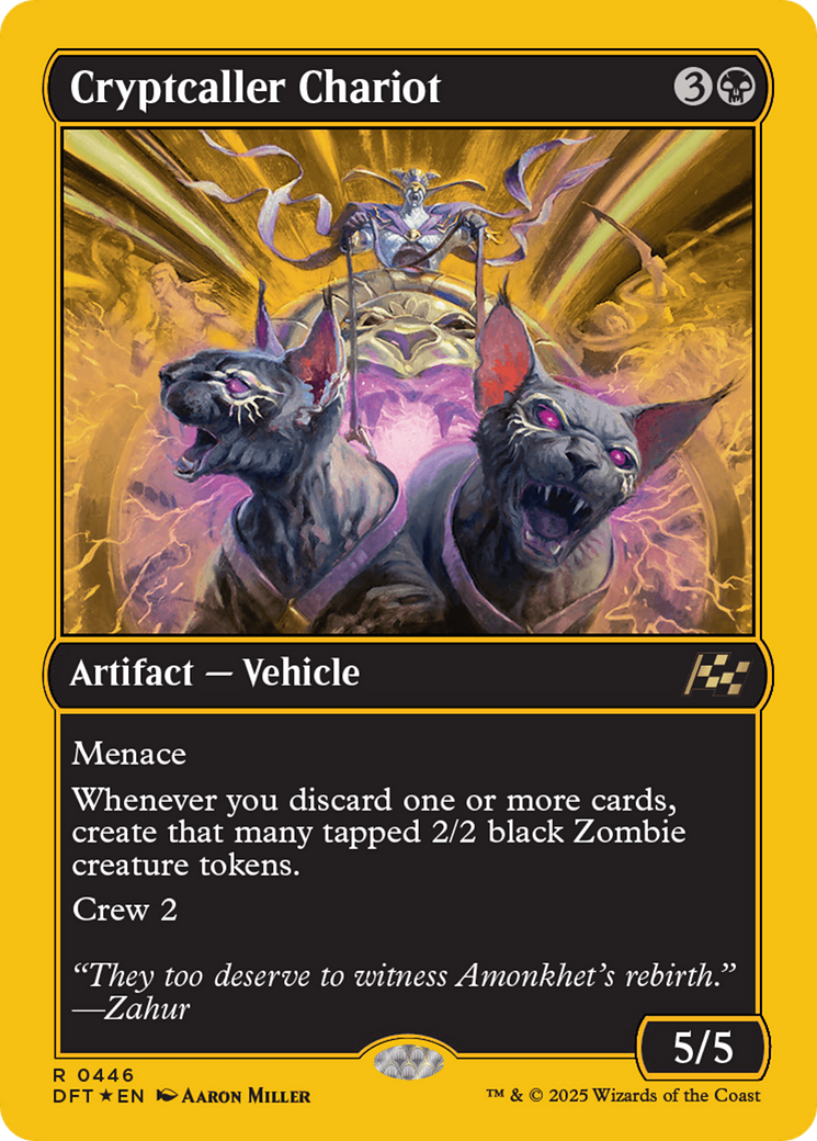 Cryptcaller Chariot (First-Place Foil) [Aetherdrift] | Lots Moore NSW