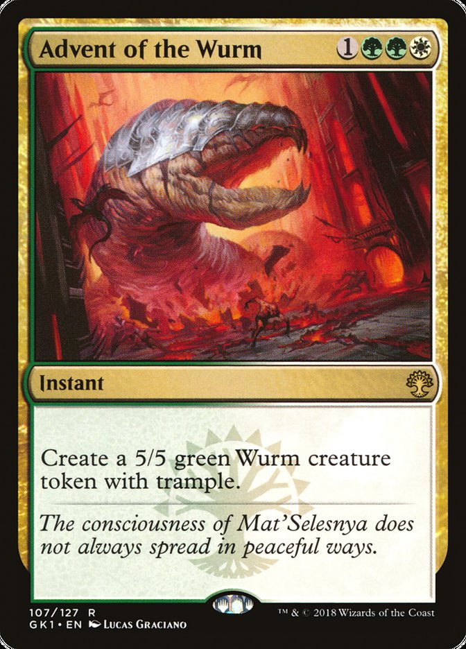 Advent of the Wurm [Guilds of Ravnica Guild Kit] | Lots Moore NSW