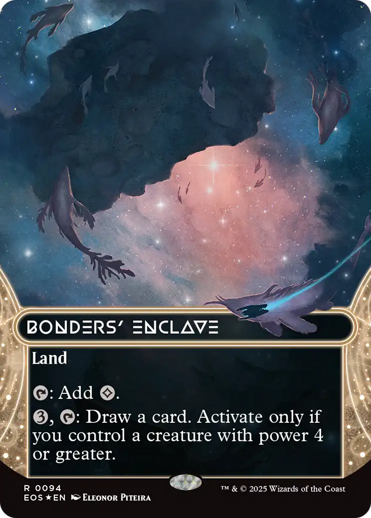 Bonders' Enclave (0094) (Borderless) (Galaxy Foil) [Edge of Eternities: Stellar Sights] | Lots Moore NSW