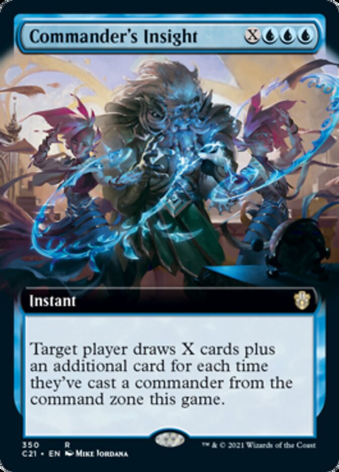 Commander's Insight (Extended Art) [Commander 2021] | Lots Moore NSW