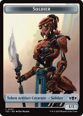 Solider (0032) // Copy Double-Sided Token [Tarkir: Dragonstorm Commander Tokens] | Lots Moore NSW
