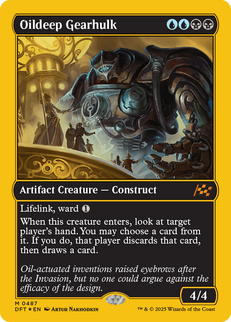 Oildeep Gearhulk (First-Place Foil) [Aetherdrift] | Lots Moore NSW