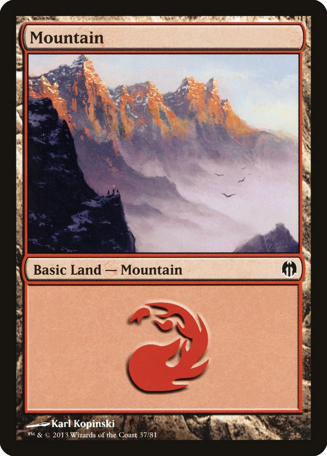Mountain (37) [Duel Decks: Heroes vs. Monsters] | Lots Moore NSW