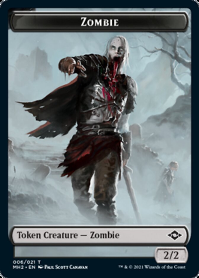 Clue (14) // Zombie Double-Sided Token [Modern Horizons 2 Tokens] | Lots Moore NSW