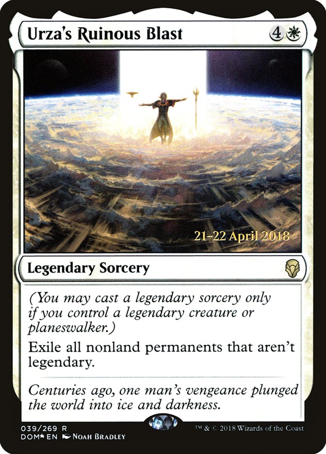 Urza's Ruinous Blast [Dominaria Prerelease Promos] | Lots Moore NSW