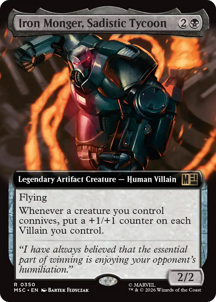 Iron Monger, Sadistic Tycoon (Extended Art) [Marvel Super Heroes Commander] | Lots Moore NSW
