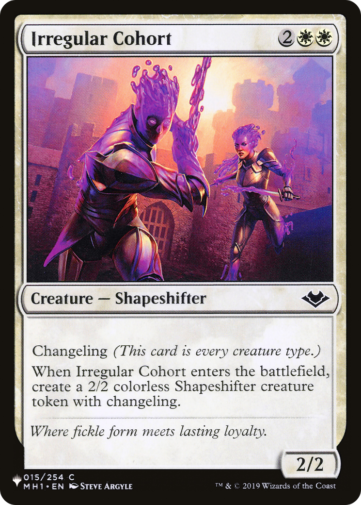 Irregular Cohort [The List] | Lots Moore NSW