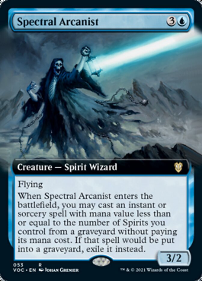 Spectral Arcanist (Extended Art) [Innistrad: Crimson Vow Commander] | Lots Moore NSW