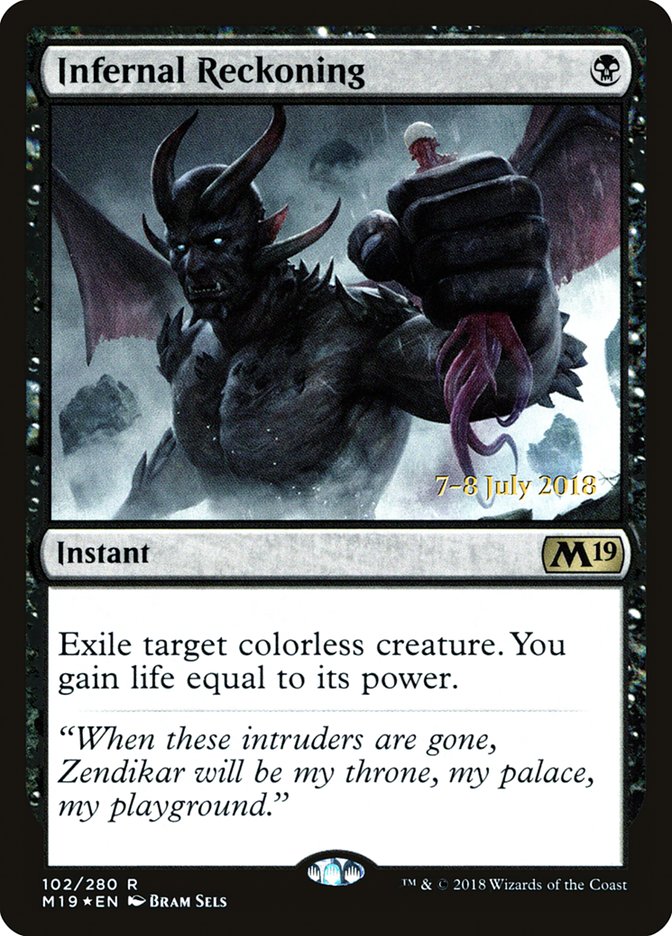 Infernal Reckoning [Core Set 2019 Prerelease Promos] | Lots Moore NSW