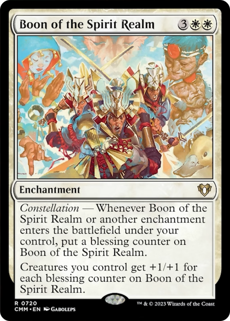 Boon of the Spirit Realm [Commander Masters] | Lots Moore NSW