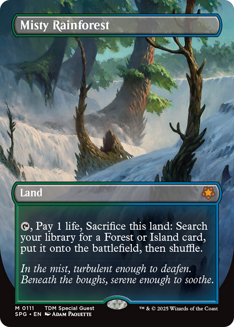 Misty Rainforest (Borderless) [Tarkir: Dragonstorm Special Guests] | Lots Moore NSW