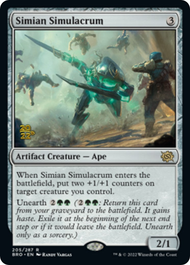 Simian Simulacrum [The Brothers' War Prerelease Promos] | Lots Moore NSW
