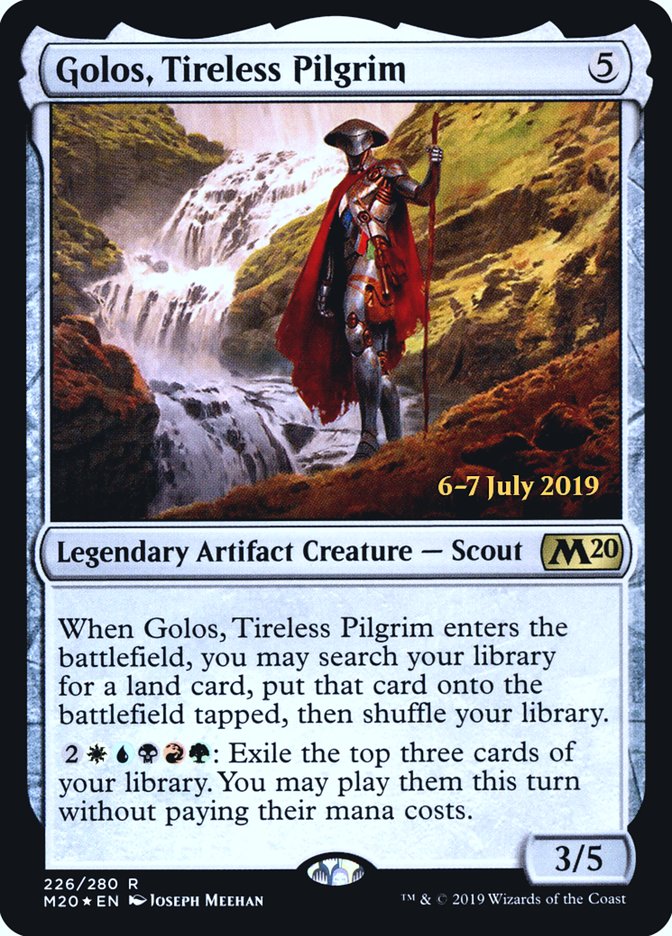 Golos, Tireless Pilgrim [Core Set 2020 Prerelease Promos] | Lots Moore NSW