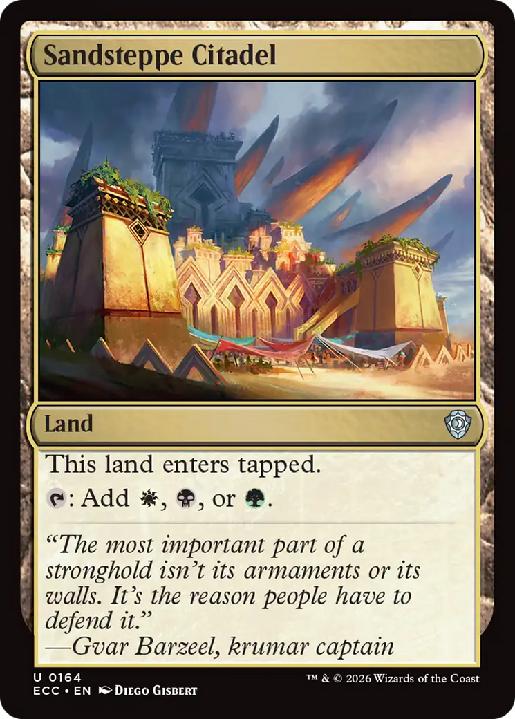 Sandsteppe Citadel [Lorwyn Eclipsed Commander] | Lots Moore NSW