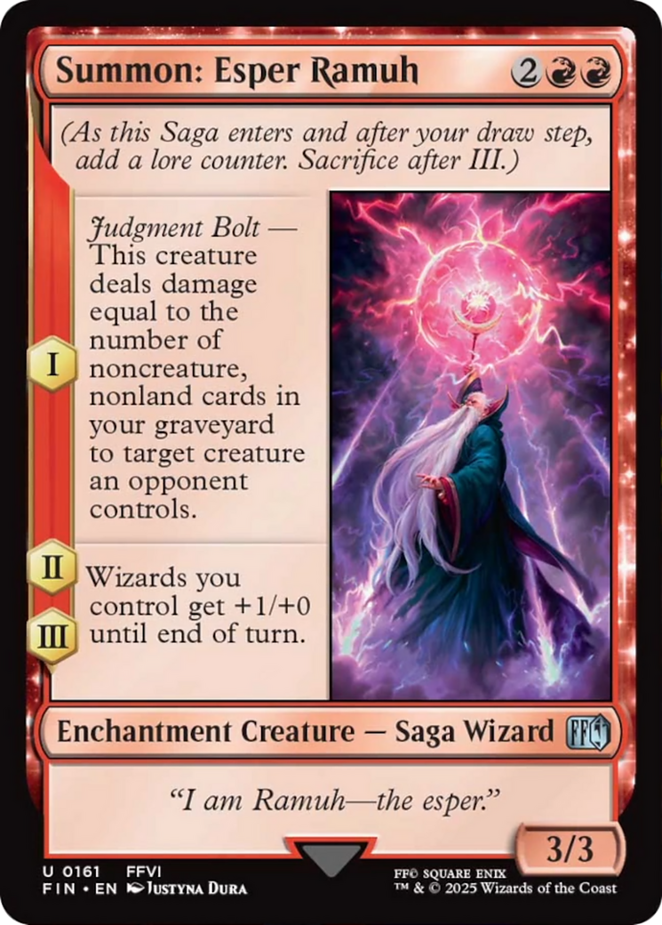 Summon: Esper Ramuh [FINAL FANTASY] | Lots Moore NSW