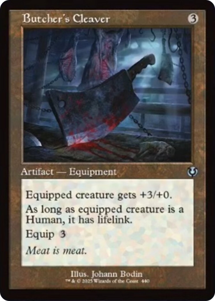 Butcher's Cleaver (Retro Frame) [Innistrad Remastered] | Lots Moore NSW