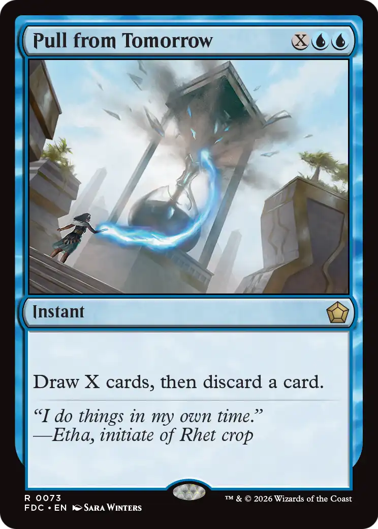 Pull from Tomorrow [Foundations Commander] | Lots Moore NSW