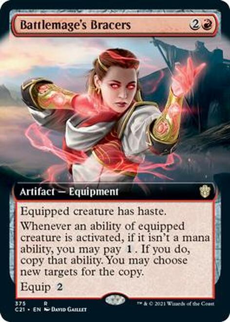 Battlemage's Bracers (Extended Art) [Commander 2021] | Lots Moore NSW