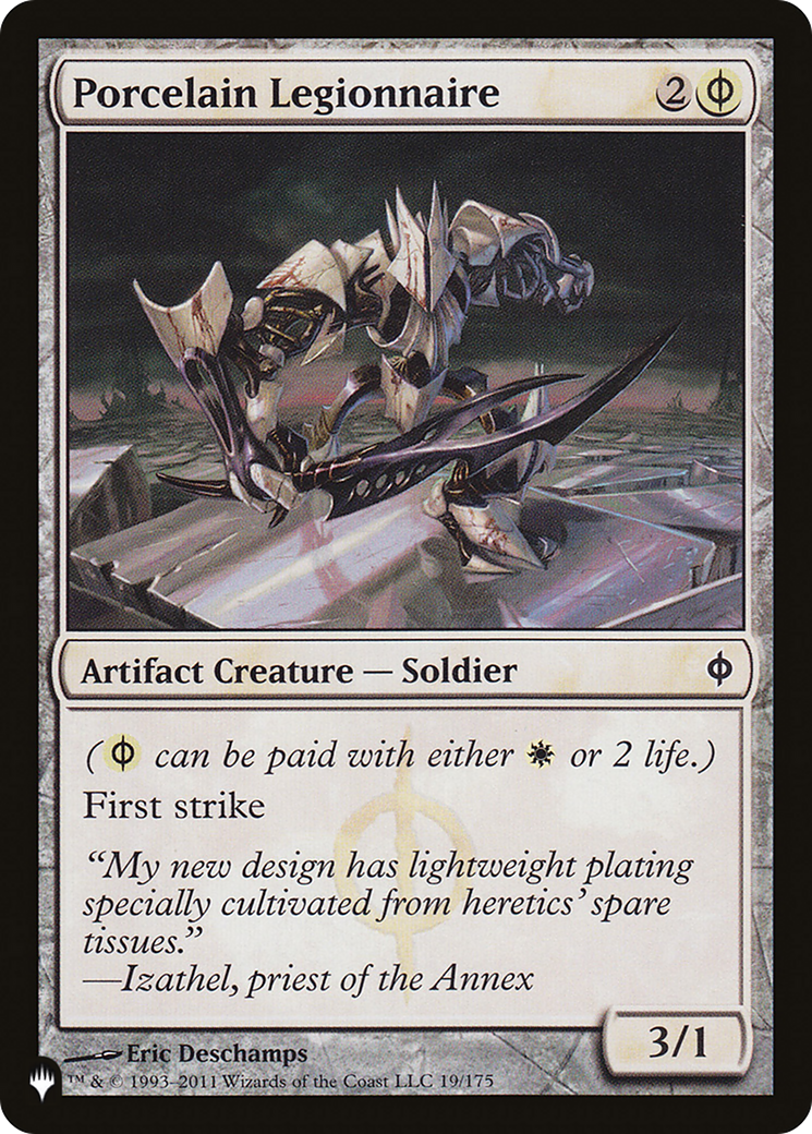 Porcelain Legionnaire [The List] | Lots Moore NSW