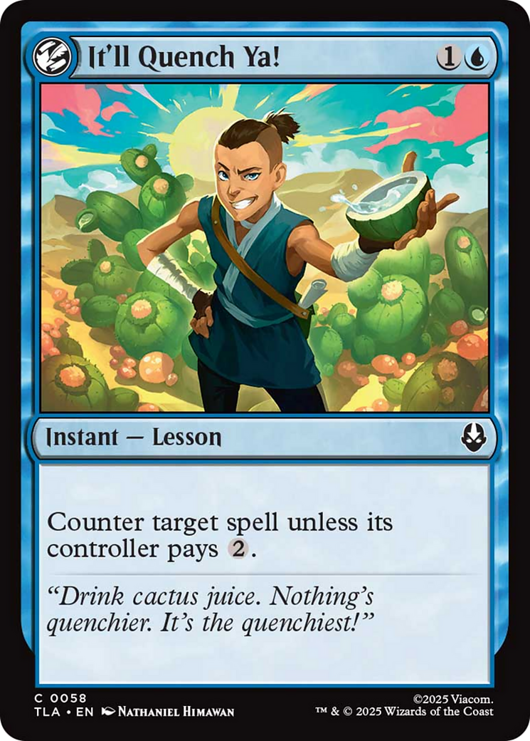 It'll Quench Ya! [Avatar: The Last Airbender] | Lots Moore NSW