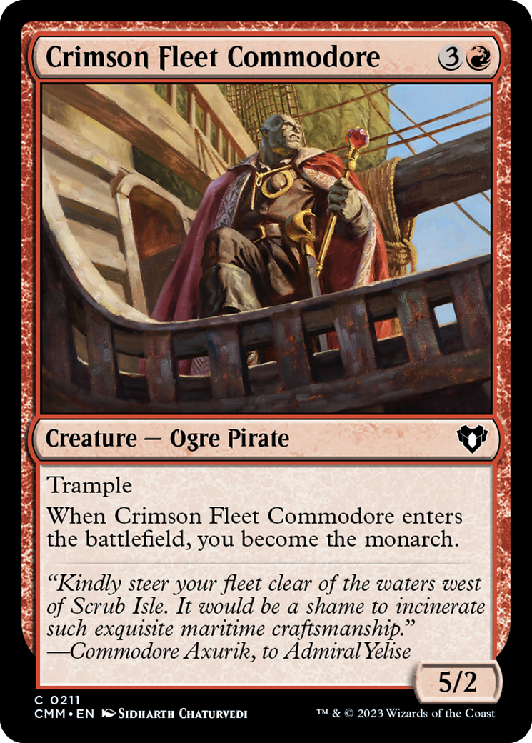 Crimson Fleet Commodore [Commander Masters] | Lots Moore NSW