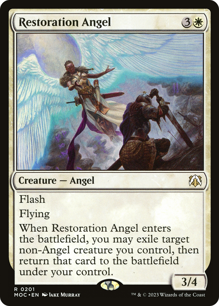 Restoration Angel [March of the Machine Commander] | Lots Moore NSW